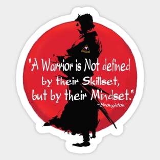 Warrior Mindset Sticker